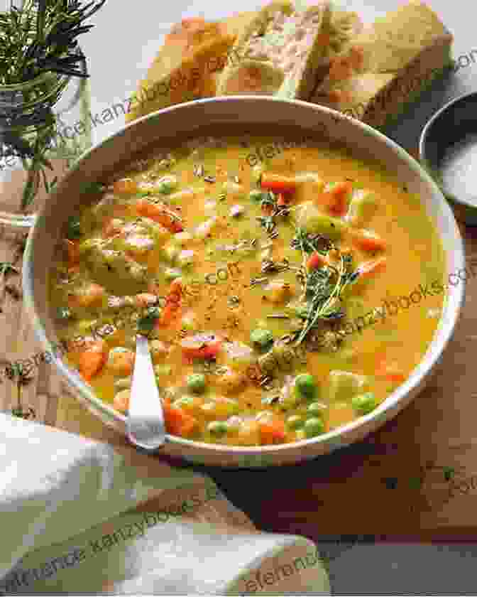 A Creamy Raw Vegetable Soup Garnished With Fresh Herbs The Complete Of Raw Food Volume 2: A New Collection Of More Than 400 Favorite Recipes From The World S Top Raw Food Chefs (The Complete Of Raw Food 9)