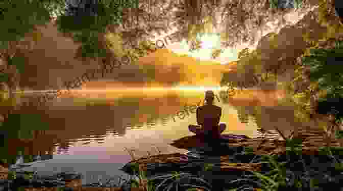 A Person Meditating In A Serene Setting, Surrounded By Nature, Representing The Journey Of Self Discovery. Deep Yoga: Ancient Wisdom For Modern Times: Ancient Wisdom For Modern Times: Essays And Practices In Yoga And Ayurveda