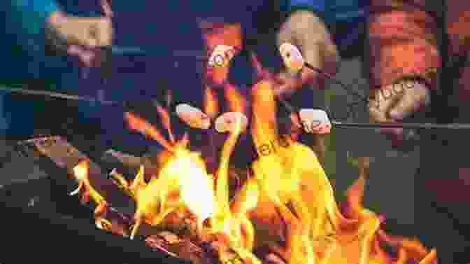 Chef Roasting Marshmallows Over A Campfire Naked Flame: Fire Up The Campfire Or Barbie