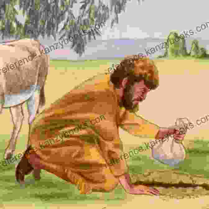 Illustration Of A Man Finding A Treasure Buried In A Field The Storm That Stopped: A True Story About Who Jesus Really Is (Tales That Tell The Truth)