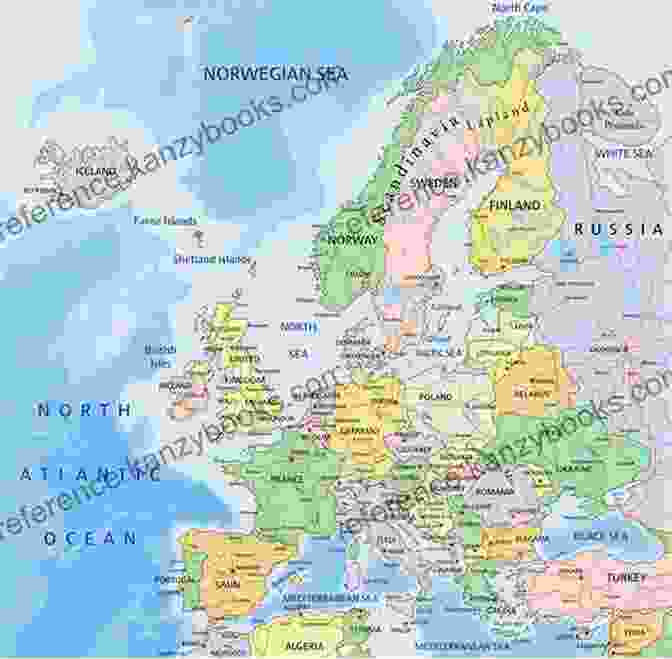 Map Of Europe From Ride Europe: The Ultimate Motorcycle Tour Guide